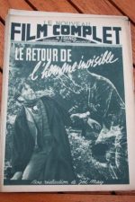 1946 Mag Vincent Price Invisible Man Returns Hammer