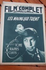 1946 Magazine Ella Raines Franchot Tone Alan Curtis