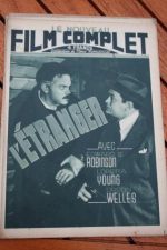 1946 Magazine Loretta Young Orson Welles Stranger