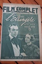 1945 Magazine Bette Davis Charles Boyer