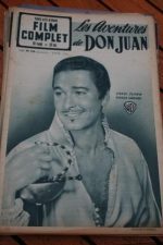 1950 Magazine Errol Flynn Viveca Lindfors Don Juan