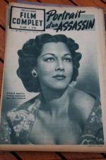 1950 Magazine Maria Montez Pierre Brasseur