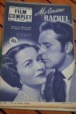 1953 Magazine Olivia De Havilland Richard Burton Rachel