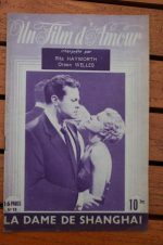 1950 Rita Hayworth Orson Welles Shangai