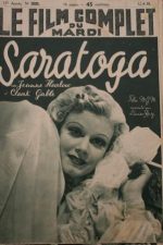 1938 Clark Gable Jean Harlow Saratoga