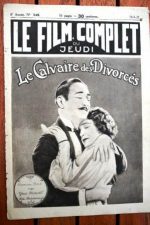 27 Adolphe Menjou Florence Vidor Calvaire Des Divorces
