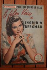 1948 Vintage Magazine Ingrid Bergman