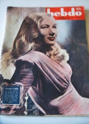 1945 Veronica Lake French Fashion - Mode 1945