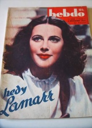 1945 Hedy Lamarr Bessie Love Sonia Henie French Fashion