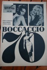 Original Prog Anita Ekberg Sophia Loren Romy Schneider