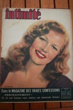 1948 Vintage Magazine Rita Hayworth