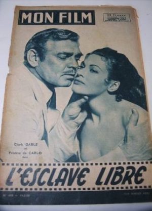 1958 Clark Gable Yvonne De Carlo Sidney Poitier Piccoli