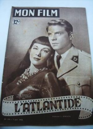 1950 Maria Montez Jean Pierre Aumont Atlantide