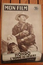 1954 John Wayne Geraldine Page Hondo Magazine