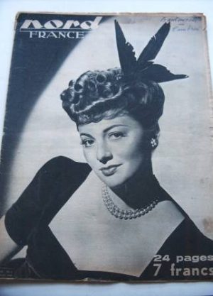 Rare Vintage Magazine 1947 Olivia De Havilland