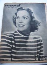 Rare Vintage Magazine 1947 Jane Wyman