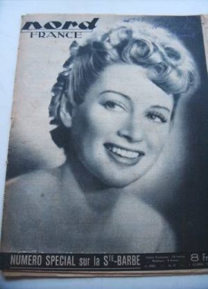 Rare Vintage Magazine 1947 Martine Carol