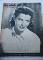 Rare Vintage Magazine 1948 Katharine Hepburn