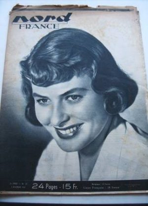 Rare Vintage Magazine 1948 Ingrid Bergman