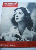 Rare Vintage Magazine 1949 Elizabeth Taylor