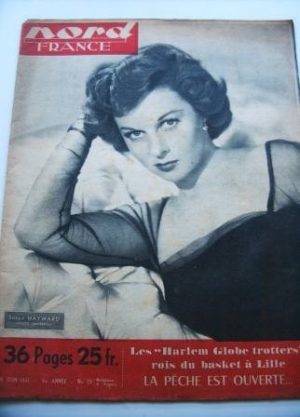 Rare Vintage Magazine 1951 Susan Hayward