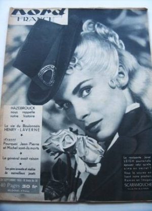Rare Vintage Magazine 1953 Janet Leigh