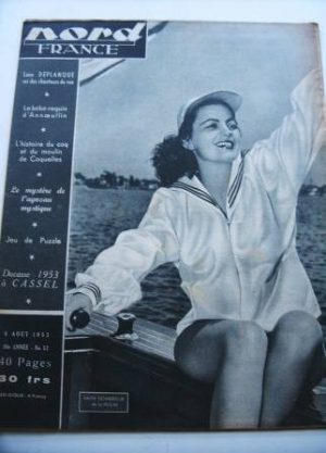 Rare Vintage Magazine 1953 Faith Domergue