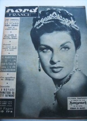 Rare Vintage Magazine 1953 Silvana Pampanini