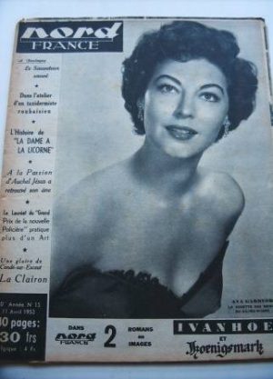 Rare Vintage Magazine 1953 Ava Gardner