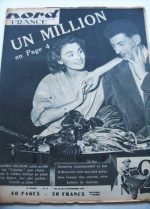 Rare Vintage Magazine 1953 Daniele Delorme Yves Robert
