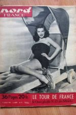Rare Vintage Magazine 1950 Barbara Bates