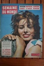 1955 Magazine Sophia Loren Brigitte Bardot