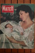 1957 Magazine Gina Lollobrigida Harry Belafonte