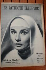 1958 Vintage Magazine Audrey Hepburn Montgomery Clift