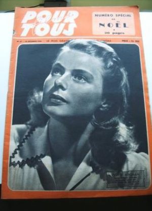 1946 Ingrid Bergman Bing Crosby Ray Milland Dietrich