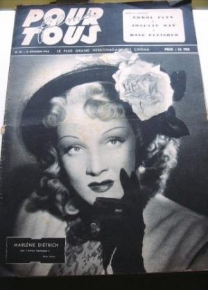 1946 Marlene Dietrich Paulette Goddard Dave Fleisher