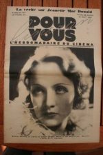 1931 Vintage Magazine Marlene Dietrich - Rare !