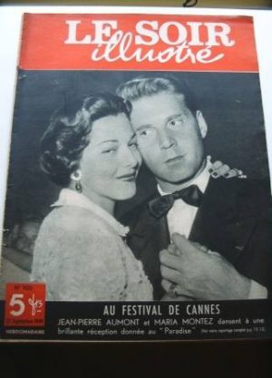1949 Mag Maria Montez Jean Pierre Aumont On Cover