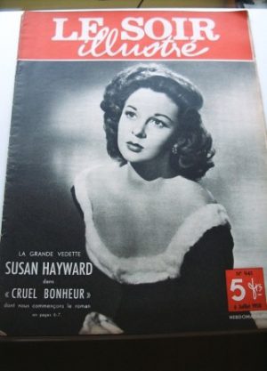 1950 Mag Susan Hayward On Cover