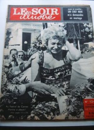 1956 Mag Martine Carol On Cover