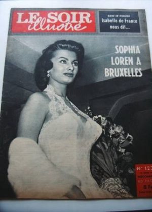 1956 Mag Sophia Loren On Cover