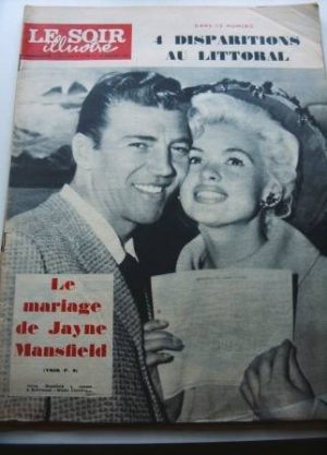 1958 Mag Jayne Mansfield Mister Universe On Cover