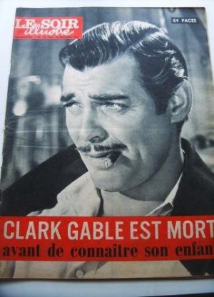 1960 Mag Clark Gable On Cover