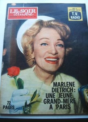 1962 Mag Marlene Dietrich On Cover