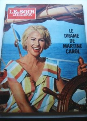 1963 Mag Martine Carol On Cover