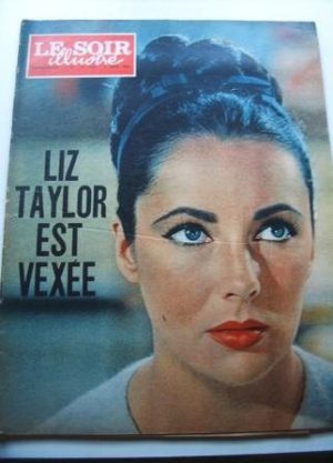1963 Mag Liz Taylor On Cover