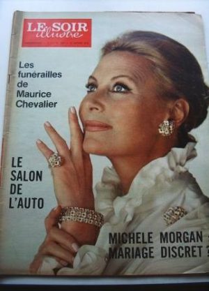 1972 Mag Michele Morgan On Cover