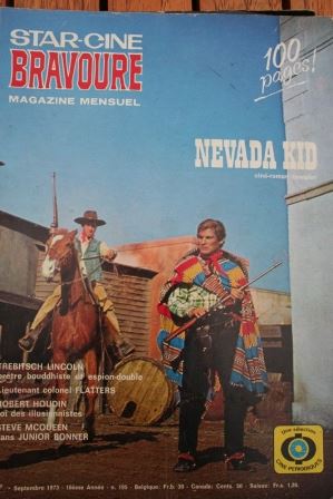 1973 Magazine Nevada Kid Klaus Kinski Jeff Cameron Steve McQueen