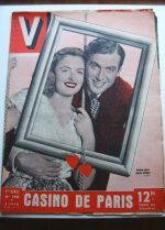 Vintage Magazine 1947 James Stewart Donna Reed