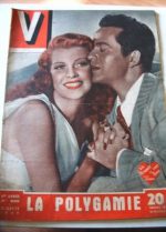 Vintage Magazine 1949 Rita Hayworth Larry Parks